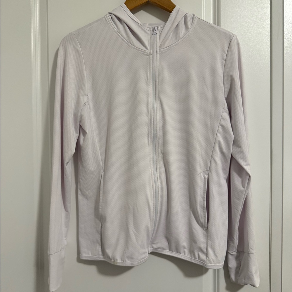 White Sun protection/UV protection jacket